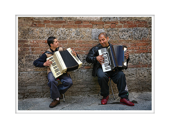 "Music Men", Siena, Italy