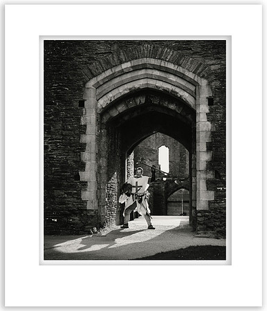 "Defending" - Caerphilly Castle, Wales